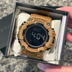 Activa Kadron X Invicta Khaki Digital Men's Watch - 53mm, NWT